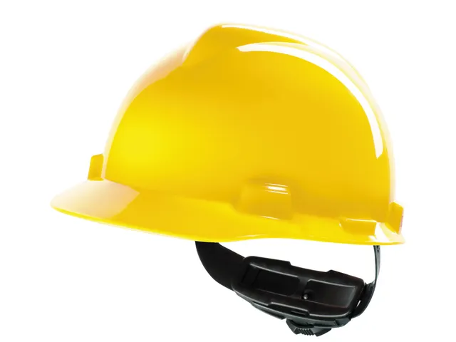 MSA V-Gard veiligheidshelm met Fas-Trac III binnenwerk Geel