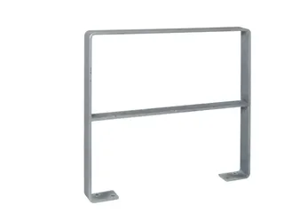 fietsbeugel,L 800mm,staal vuurverzinkt,plat staal,m. kniebuis - 1