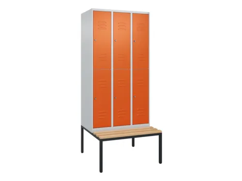 Dubbeldekse dekenkist,HxBxD 2120x900x815mm,3x2vak.,vak B 300mm