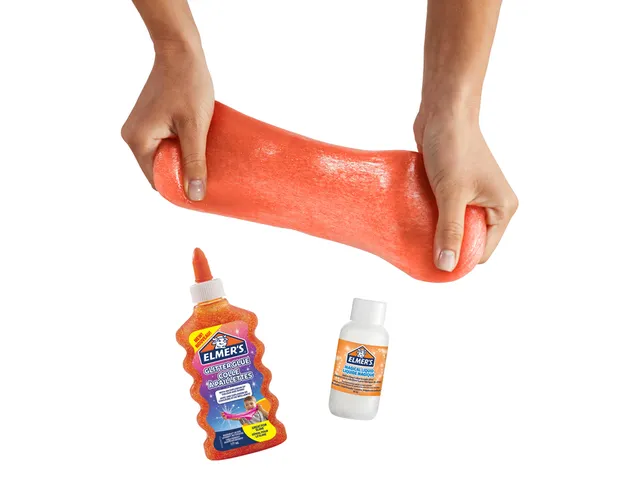 Kinderlijm Elmer's glitter oranje