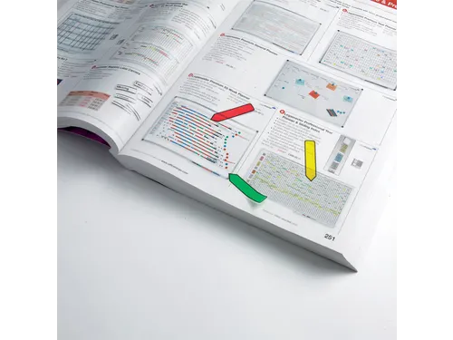 Indextabs 3M Post-it 684 12x43mm pijlvorm assorti 100 stuks