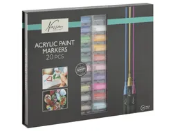 Acrylmarker Nassau set à 20 kleuren