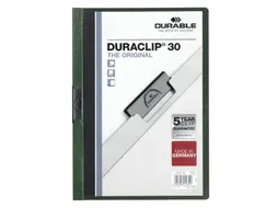 Klemmap Durable 2200 A4 3mm Donkergroen