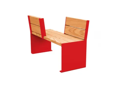 zitbank,B 1200mm,3latten,hout-zitting licht eikenhout,zitting H 450mm