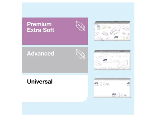 Tork 553008 H3 C-vouw en Z-vouw Handdoek Dispenser Elevation Zwart