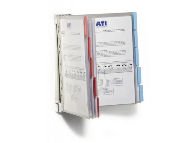 Wandhouder A4 Display Systeem Wall 5691 met 10 zichtpanelen