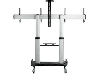 Dual TV Standaard op Wielen voor 37-60 Inch VESA TV's - 4
