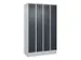 locker voor scheiding van kleding,HxBxD 1950x1200x500mm,4vak