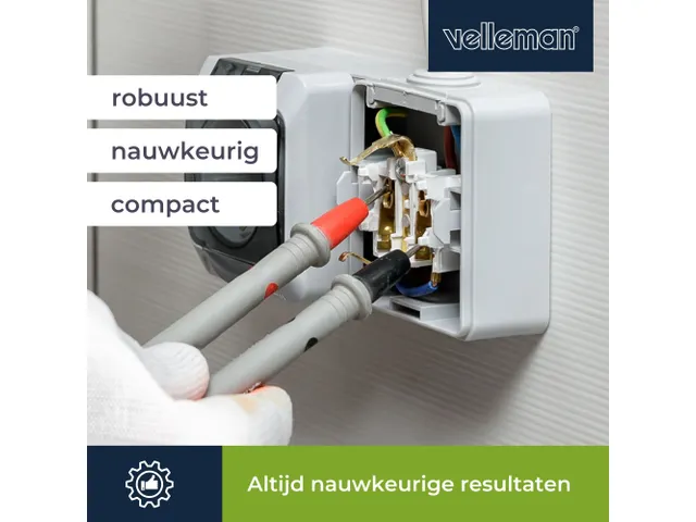 Compacte Robuuste Digitale Multimeter - CAT III - 600 V - 5 Functies