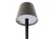 Lampe de table Securit Milano LED rechargeable dimmable taupe-noir