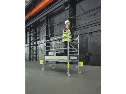 klapsteiger,platform H 0,55m,BxD 1800x600mm,steiger H 1,65m