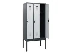 schoollocker,HxBxD 1950x900x500mm,3vak,vak B 300mm,draaigrendel