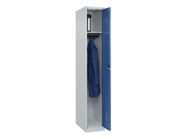 locker,HxBxD 1850x300x500mm,1vak,vak B 300mm,cil.-slot,staand op vloer