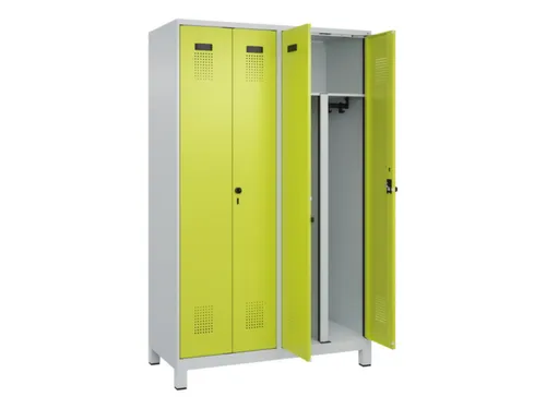 PBM-locker,HxBxD 1950x1200x500mm,4vak,vak B 300mm,draaigrendel