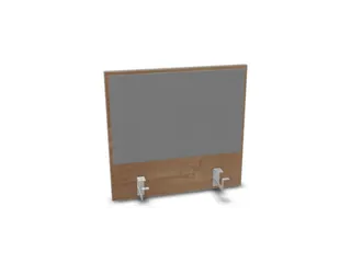 opzetpaneel,v. bureau,aanbouw achter,B 600mm,NT-cherry,BN8078-grijs - 1