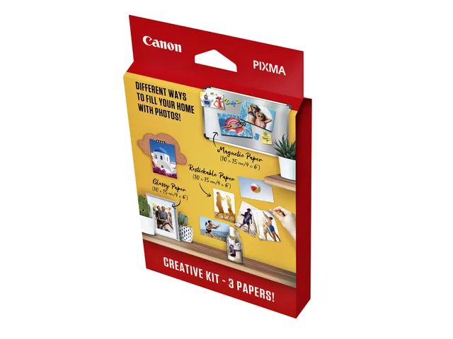 Fotopapier Canon creatieve kit met 3 soorten papier 60 vel
