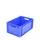 Euronorm Stapelkrat 270x600x400mm Wanden/bodem Gesloten Blauw 55l