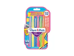 Fineliner Paper Mate Flair retro medium assorti blister à 6 stuks