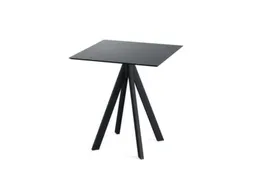 bistrotafel,HxBxD 730x700x700mm,rechthoekig,4voeten zwart