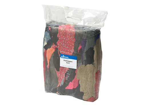 Bonte Flaneltrikot Poetslappen Zak 25kg