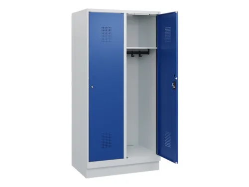 schoollocker,HxBxD 1630x800x500mm,2vak,vak B 400mm,cil.-slot,sokkel