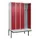 locker met bank,voor scheiding van kleding,HxBxD 2120x1200x815mm,4vak