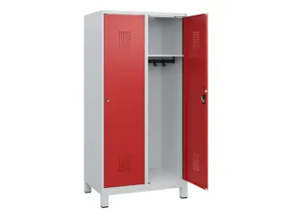 schoollocker,HxBxD 1630x800x500mm,2vak,vak B 400mm,cil.-slot,voeten - 1