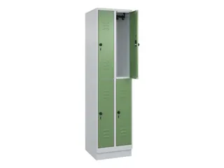 dubbeldekse locker,HxBxD 1950x500x500mm,2x2vak.,vak B 250mm - 2