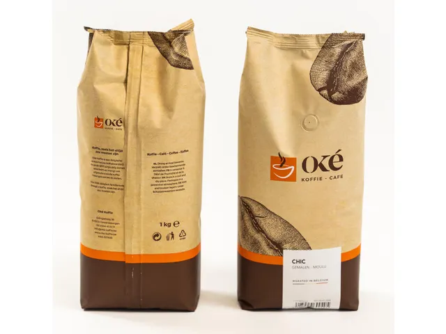 OKE Koffie gemalen koffie Chic zak van 1 kg