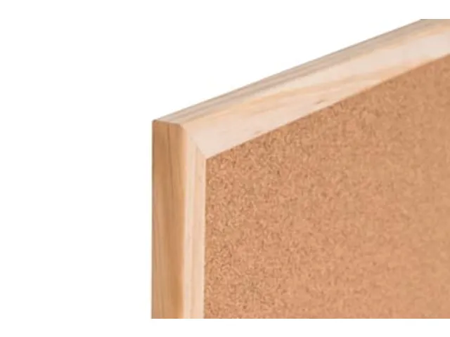 Kurkbord Met Houten Frame 90 X 60 Cm