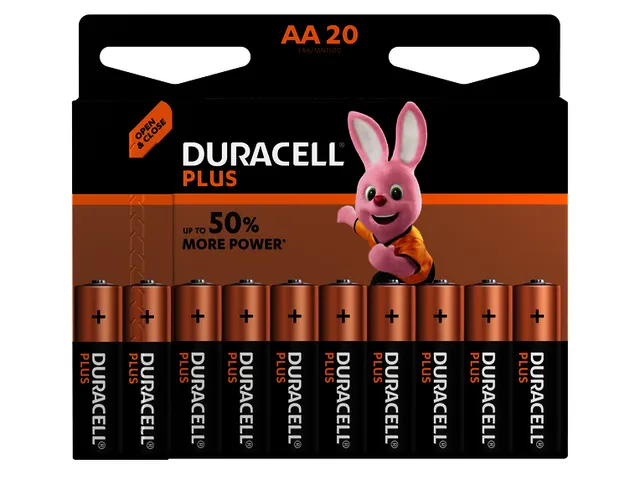 Batterij Duracell Plus Power 20xAA alkaline