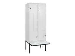 Z-garderobekast,HxBxD 2120x800x815mm,4vak,vak B 400mm,draaigrendel