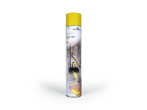 Vloer markeerspray DURALINE 750 ml Geel
