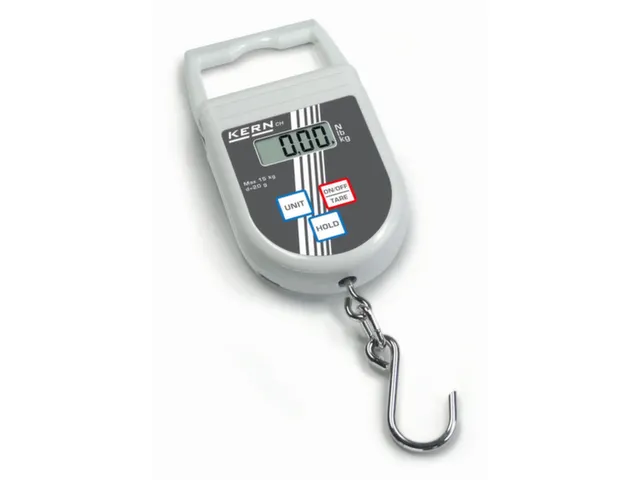 Hangweegschaal Lcd Display Weegbereik 0-15Kg Afleesbaar Per 20G