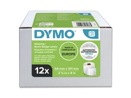 Etiket Dymo 13186 Labelprint 54x101mm Eco Voordeelverpakking S0722420