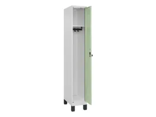 locker,HxBxD 1950x300x500mm,1vak,vak B 300mm,draaigrendel,voeten - 2