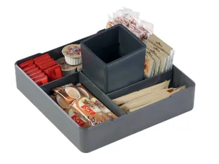 Afvalbak Durable Coffee Point antraciet - 2