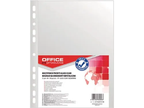 Office Products Showtas A4 55 micron glashelder 100 stuks
