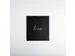 Livre d'or 140 pages tranche or - Format 21x19cm - LOVE Blanc - Noir