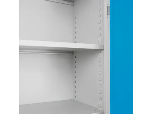 universele kast,HxBxD 1950x920x420mm,4xStalen bodem,duwstangsluiting