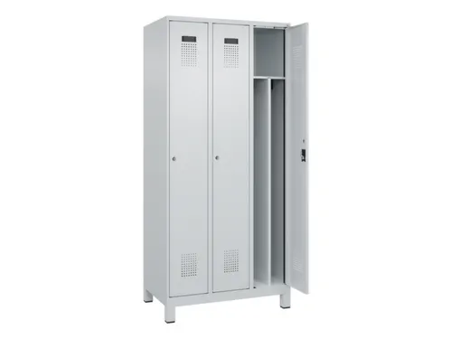locker voor scheiding van kleding,HxBxD 1950x900x500mm,3vak