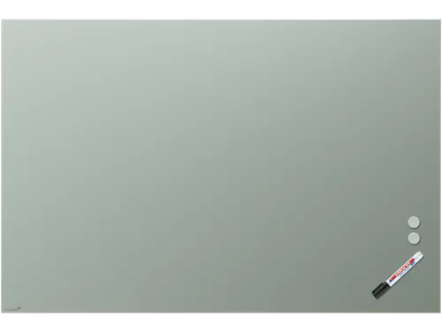 Mat Glasbord 100x150cm Sage Green rechte hoeken