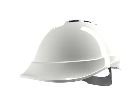 MSA V-Gard 200 veiligheidshelm met Push-Key binnenwerk Wit