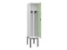 armoire vestiaire noir et blanc,HxlxP 2120x400x500mm,1compart.