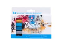 Duotip marker Ecoline urban landscape set 6 kleuren