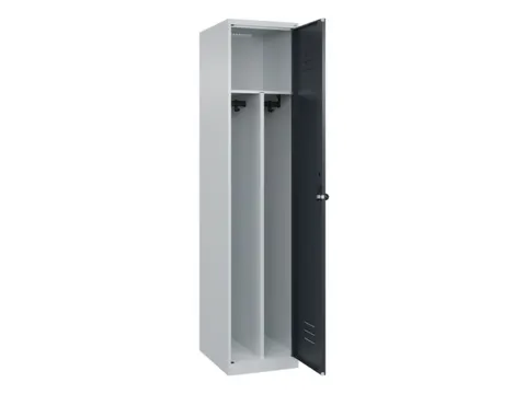 locker voor scheiding van kleding,HxBxD 1850x400x500mm,1vak