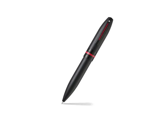 Balpen SHEAFFER Icon E9108 Matte black lacquer red PVD trims