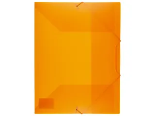 Elastomap Kangaro A4 PP transparant oranje - 1