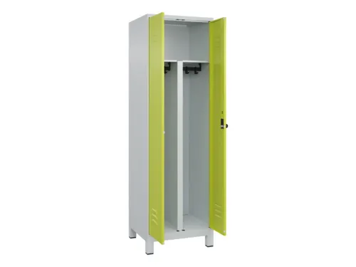 PBM-locker,HxBxD 1950x600x500mm,2vak,vak B 300mm,draaigrendel