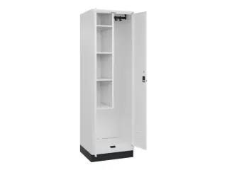 schoonmaakkast,HxBxD 1950x600x500mm,links 4vakken - 2